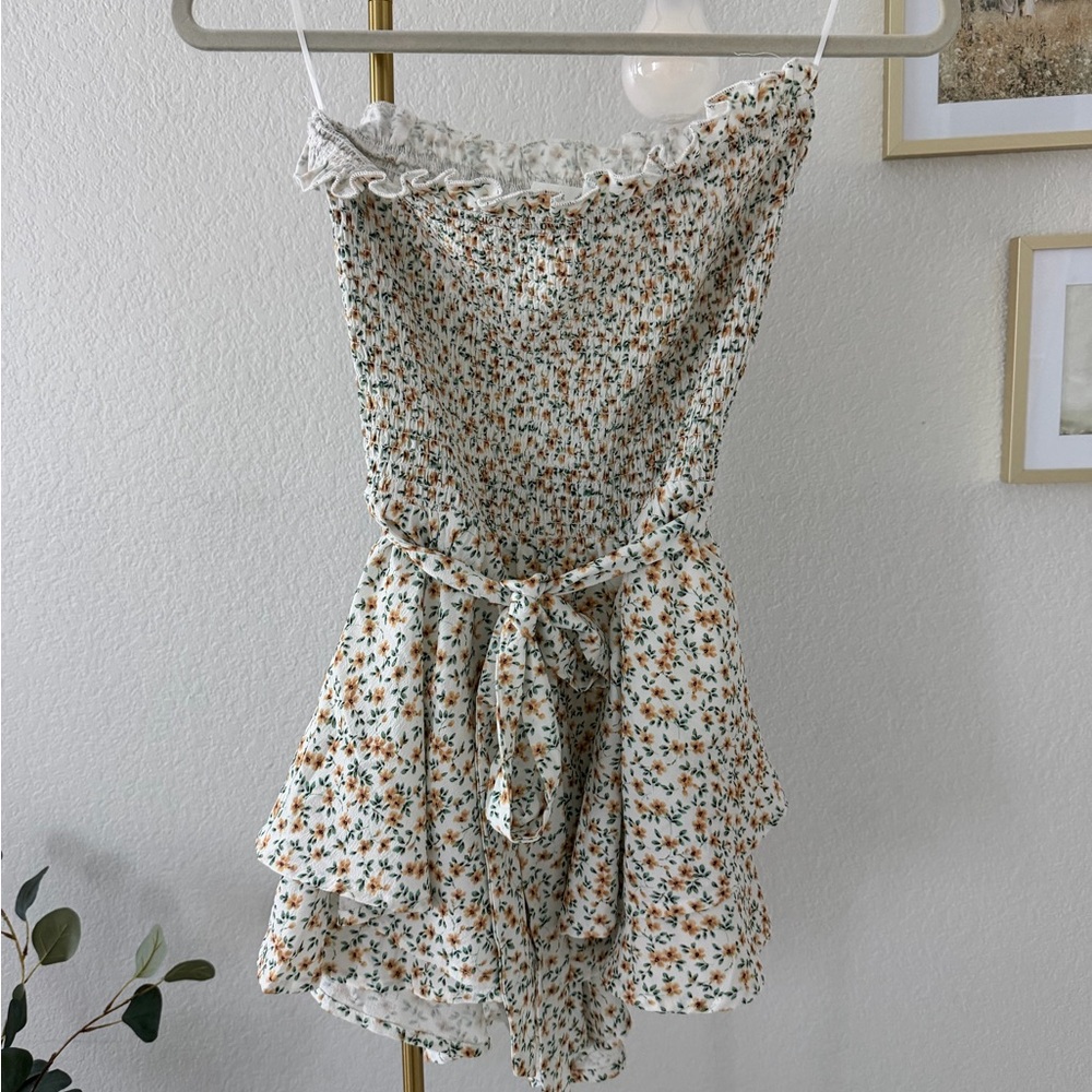 Altar'd State Textured Floral romper